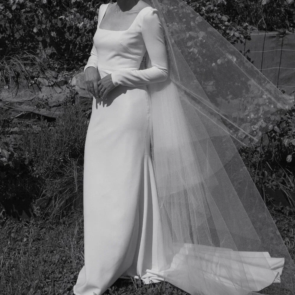 Jenny Yoo Sabel Wedding Dress | Size 2, Altered (See Description) - Picture 1 of 16